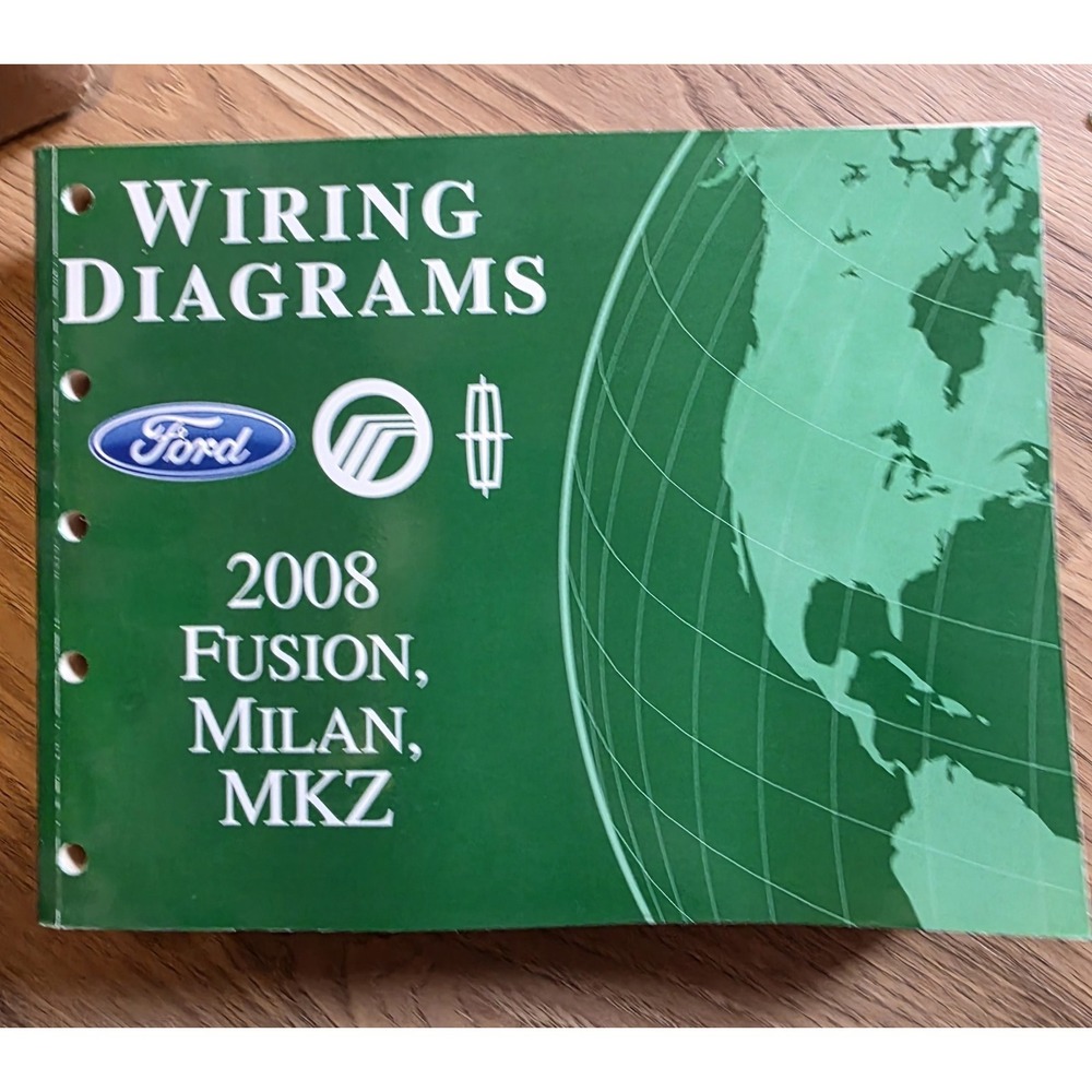 2008 Ford Fusion, Mercury Milan, Lincoln‎ MKZ Factory Electrical Wiring Diagrams